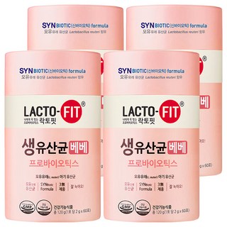 Chong Kun Dang 鍾根堂 LACTO-FIT 益生菌 幼兒款, 60包, 2g, 4罐
