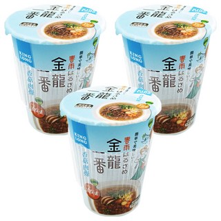 金龍一番 香菇肉燥風味 冬粉, 低卡 164Kcal/杯, 附精美小叉子, 3入