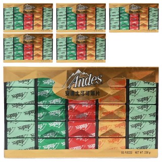 Andes 安迪士 綜合可可薄片禮盒, 60片, 236g, 6盒