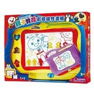 風車圖書 親子教育彩繪磁性畫板-FOOD超人,1入, 兒童啟蒙教育玩具, 1個