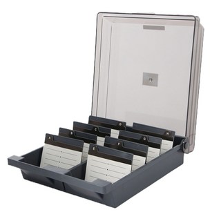 JIELISI 辦公室名片盒 1000入, 單色