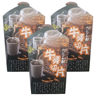 臺南將軍區農會 牛蒡茶切片 黃金牛蒡製作 風味清香 口感新鮮 營養豐富 自然補品, 300g, 3盒