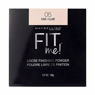 MAYBELLINE 媚比琳 台灣公司貨 FIT ME 空氣絲絨蜜粉 20g, 05 透明, 1個