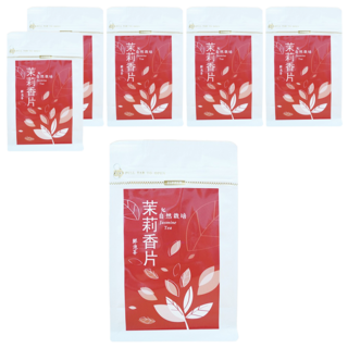 御茗園 鮮泡茶 茉莉香片茶 三角茶包, 茶香芬芳撲鼻, 熱泡冷泡不苦澀, 3g, 12包, 6袋