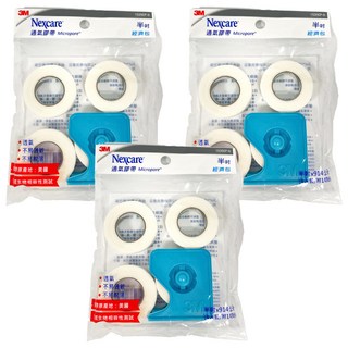 3M Nexcare 通氣膠帶組 1535CP-0 1.25 x 914cm, 3組