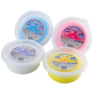 MYTOYS 豪華超大泡泡史萊姆4件組, WHITE + PINK + BLUE + YELLOW, 1套