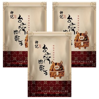 軒記台灣肉乾王 檸檬香茅雞肉絲, 120g, 3包