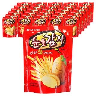오리온 눈을감자 스낵, 56g, 30개