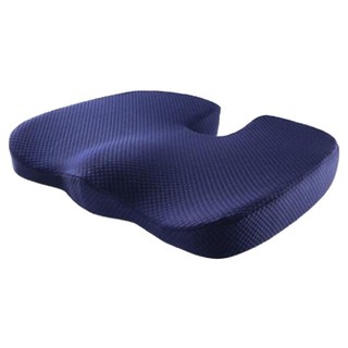 HONG JIN記憶棉毛絨坐墊 人體工學設計 減壓透氣 辦公室居家車用皆宜