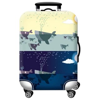 LittleChili 行李箱套 鯨魚 74-80cm, XL(30~32吋)