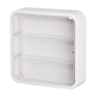 壁掛公仔展示盒 A0020-3 月光白, 1個, 30*30*8cm