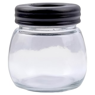 卡特屋 手搖磨豆機儲豆罐, 透明玻璃密封罐, 防潮保鮮, 咖啡豆儲存, 1個