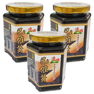 源順 已催芽100%黑芝麻醬 - 種子經催芽後營養提高，可用於沾醬、麻醬麵等, 260g, 3罐