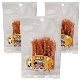Ushien Farm 御膳房 寵物零食隨手包 高鈣丁香雞肉條 3包 60g
