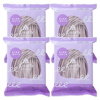 FOREST NOODLES 森林麵食 紫心番薯口味 道地沙茶 125g, 4包