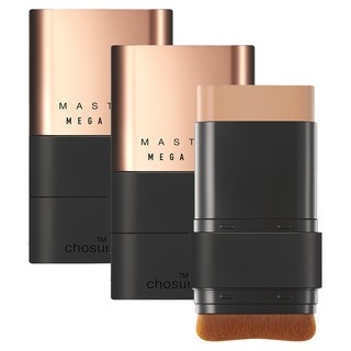 無暇絲絨雙頭粉底棒 SPF50+ MASTER款, 02 Sand Beige 2入, 2個