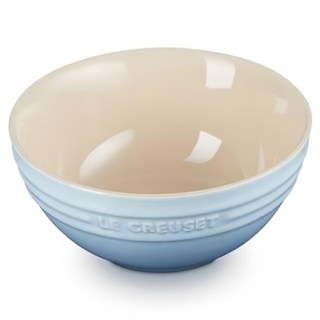 LE CREUSET 瓷器韓式湯碗 450ml, 海岸藍, 1個