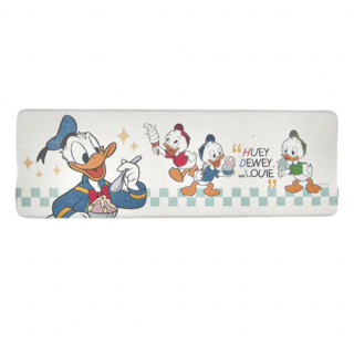 收納王妃 唐老鴨洗漱墊, 閃亮冰淇淋 白色, 1個