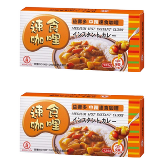 工研 益壽多中辣速食咖哩, 125g, 2盒