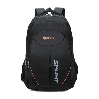 Sport 旅行雙肩包 黑色 可裝A4雜誌/平板/電腦, 50 x 33 x 18cm