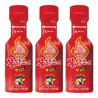 Samyang Foods 三養 超辣火雞醬, 200g, 3瓶