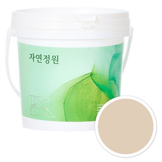 자연정원 친환경 셀프 벽지 규조토 황토 베란다 가구 곰팡이 결로방지 수성 페인트, BR047소프트베이지, 1kg, 1개