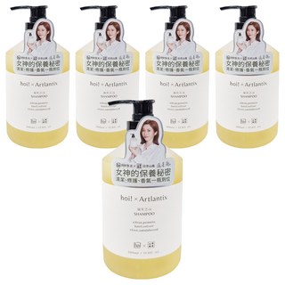 hoi 好好生活 日京山風香氛賦活洗髮露 幽玄之山 清潔頭皮, 500ml, 5瓶