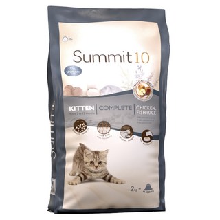 Summit10 森咪特 幼貓乾糧, 2kg, 1袋, 雞 + 魚 + 米