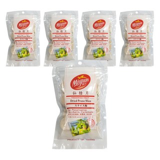 美元 仙楂片 無防腐劑 無糖精 台灣製造, 100g, 5包