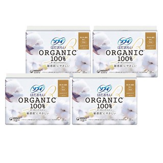 SOFY 蘇菲 日本原裝進口 天然敏感肌衛生棉 日用量多 無翼型, 23cm, 16片, 4包