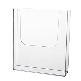 W.I.P 台灣聯合文具 A4壁掛式目錄架 商店/辦公/展覽用, 透明, 1個
