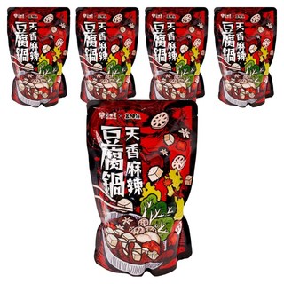 豆油伯 天香麻辣豆腐鍋 全素, 800g, 5包