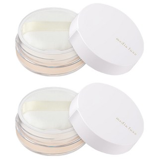 media 媚點 台灣公司貨 輕透柔光蜜粉 14g, 2個