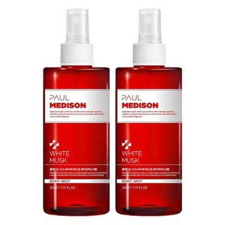 Paul Medison 經典白麝香身體噴霧, 2個, 530g, 211ml