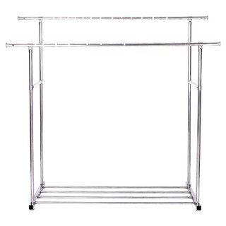 京太陽 240cm雙桿不鏽鋼曬衣架, 銀色