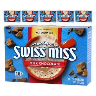 SWISS MISS 即溶牛奶可可粉隨身包, 28g, 10包, 6盒