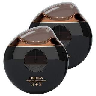 電動指甲修剪磨甲機 一般款, 2個, 黑色