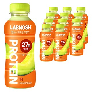 Labnosh 蛋白質飲料 哈密瓜口味, 12個, 350ml