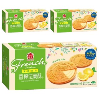 義美 法蘭酥 檸檬風味, 132g, 3入
