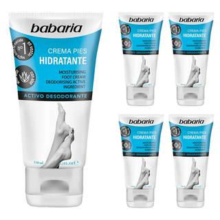 Babaria 保濕護足霜 - 適用於長時間久站、運動後, 150ml, 1條, 5條