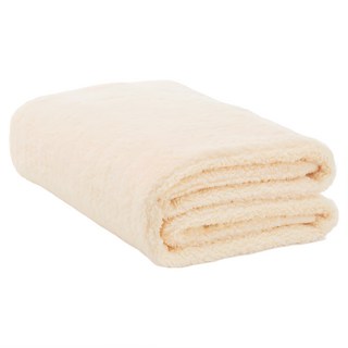 HIORIE 桃雪 今治超長棉毛巾，觸感柔嫩舒適，蓬鬆吸水，少女米色，尺寸34x80cm, 米色, 1條