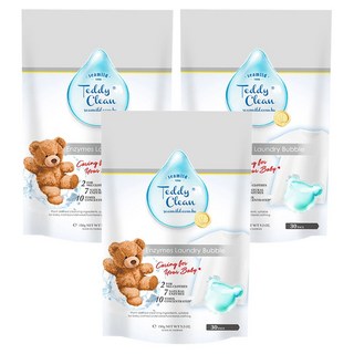 清淨海 Teddy Clean 系列 植萃酵素洗衣膠囊 晨露香, 30顆, 3袋