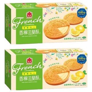 義美 法蘭酥 檸檬風味, 132g, 2入