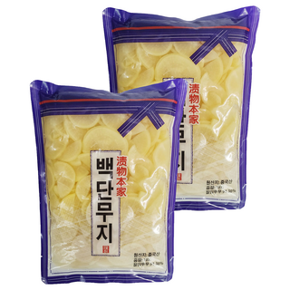 Hana Toho Food 白醃蘿蔔片, 1kg, 2個