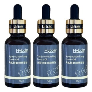 Hybolar 角鯊烷柔潤精華油 30ml 深層滋養保濕 舒緩乾燥 提升肌膚防禦力, 3瓶