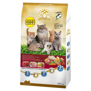 HAPPY CAT 快樂貓 成貓雞肉貓飼料 台灣製 1.5kg, 鮪魚, 1袋