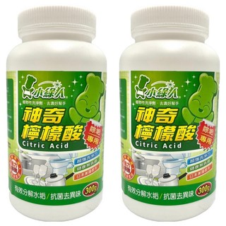 小綠人 檸檬酸, 300g, 2罐