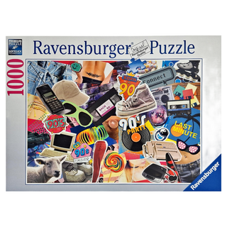 Ravensburger 維寶 拼圖 14歲以上, 90年代拼貼, 1000片, 1盒