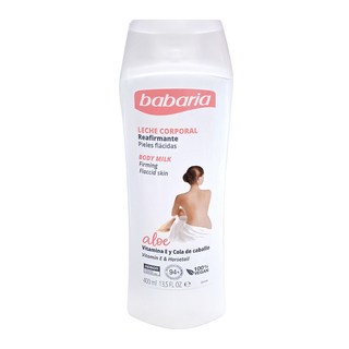 Babaria 透白緊緻蘆薈身體乳 400ml 含吉拉索蘆薈+問荊+維生素E, 1瓶