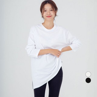 CARET 女款寬鬆版型層次感長袖T恤